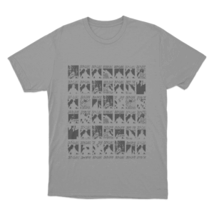 Death Grid Unisex T Shirt Grey