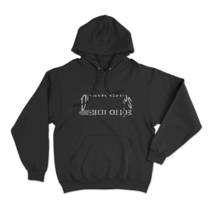 Distorted Death Grips Logo Unisex Hoodie Black